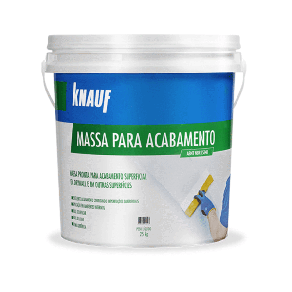 Massa para acabamento
